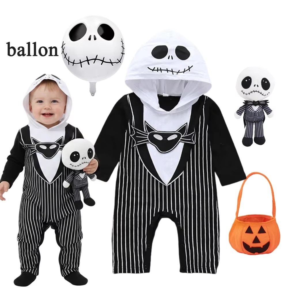 Baby Clothing Onesies - بدلة رومبر للأطفال الصبيان بقلنسوة، زي