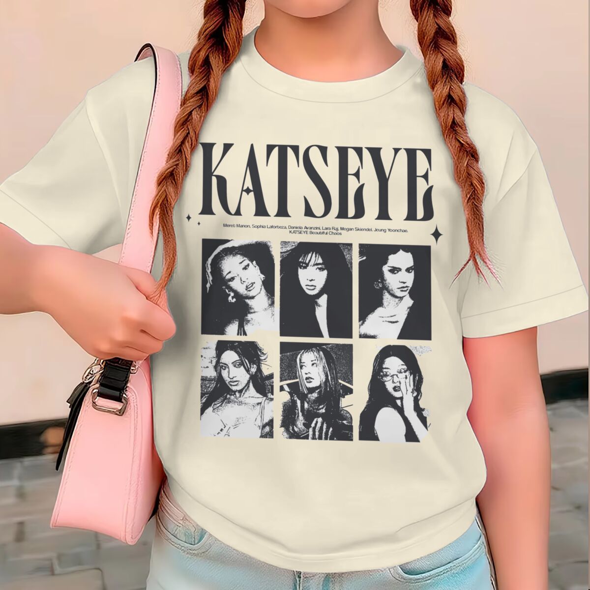Baby Clothing For Sale - قمصان صيفية مطبوعة من KATSEYE للفتيات