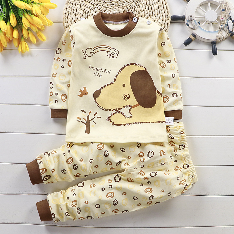 Baby Clothing For Sleep - بيجامة بأكمام طويلة وبنطال للفتيات والفتيان
