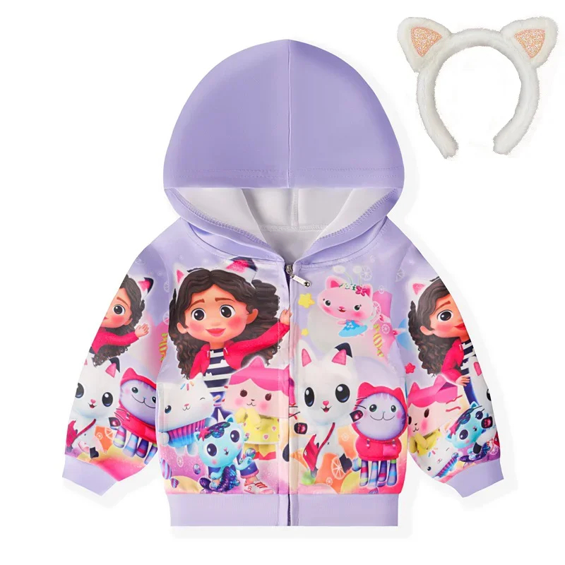 Baby Clothing Girls - 2026 'S سترة بقلنسوة بتصميم كوسبلاي