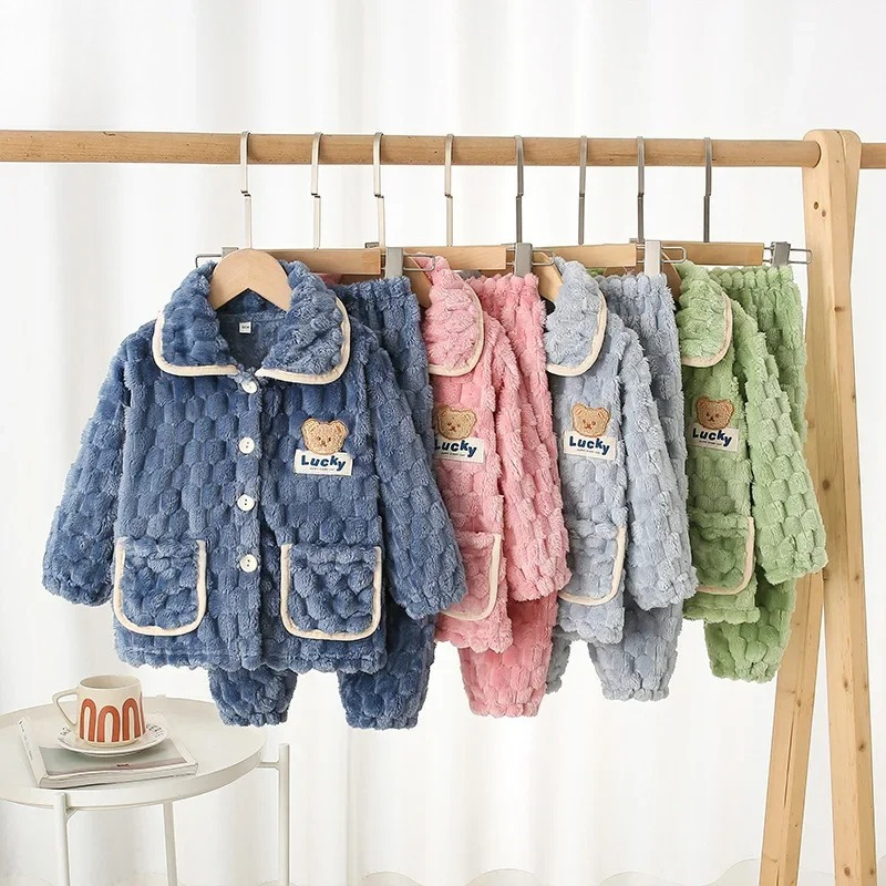 Baby Clothing For Sleep - أطفال بنين بنات الخريف الشتاء الفانيلا