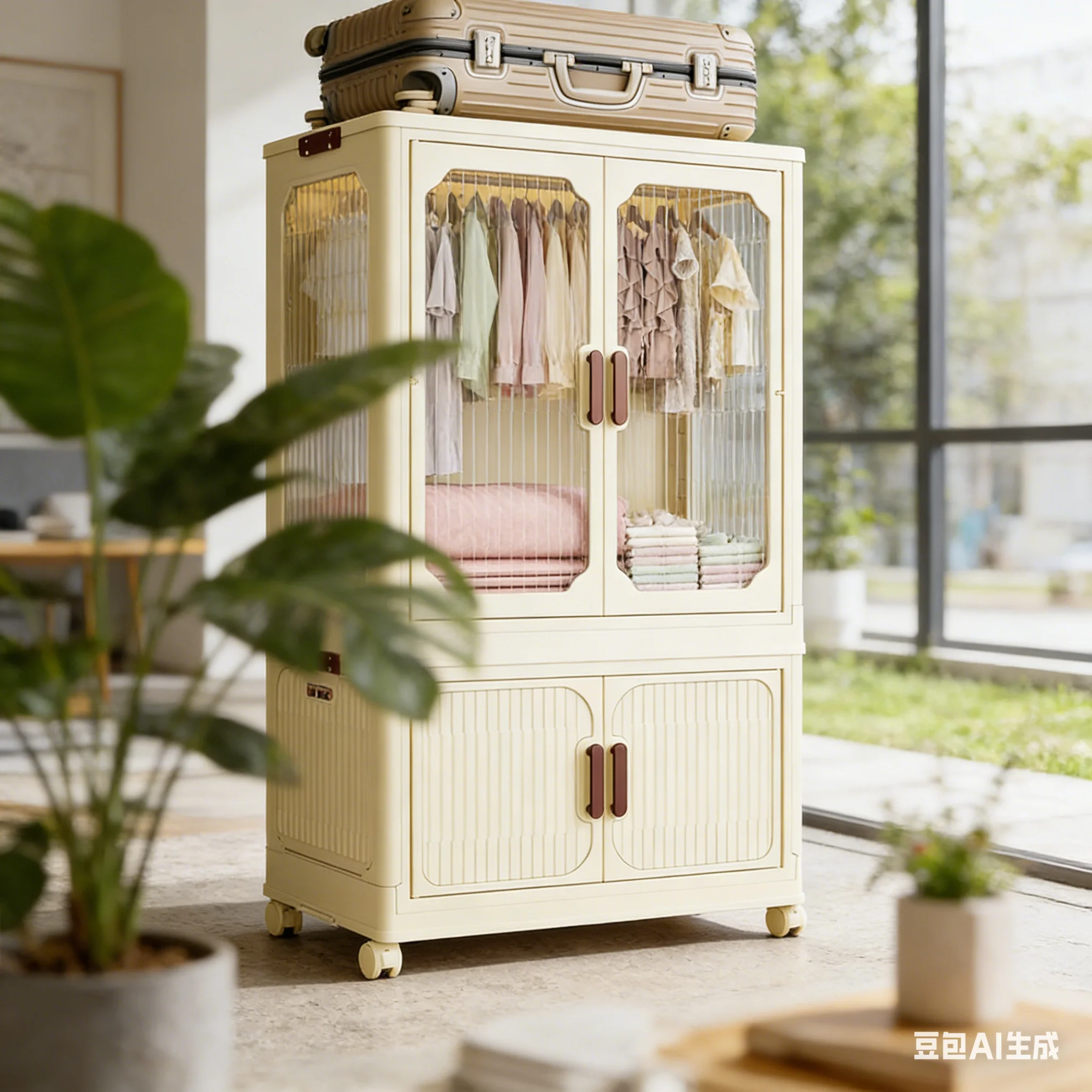 Baby Clothing Storage - خزانة ملابس بلاستيكية للأطفال من AOLIVIYA،