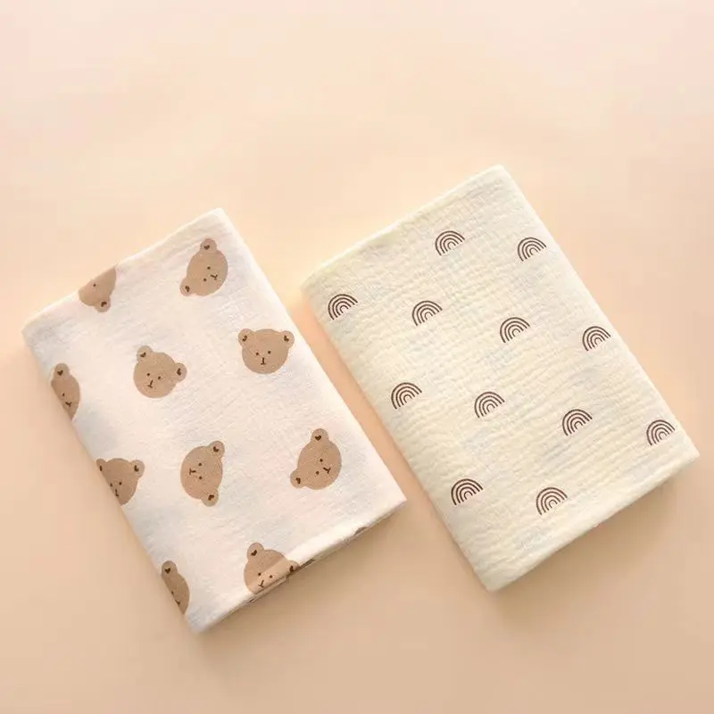 Muslin Swaddle Wrap - 2 قطعة بطانيات القطن الشاش الطفل