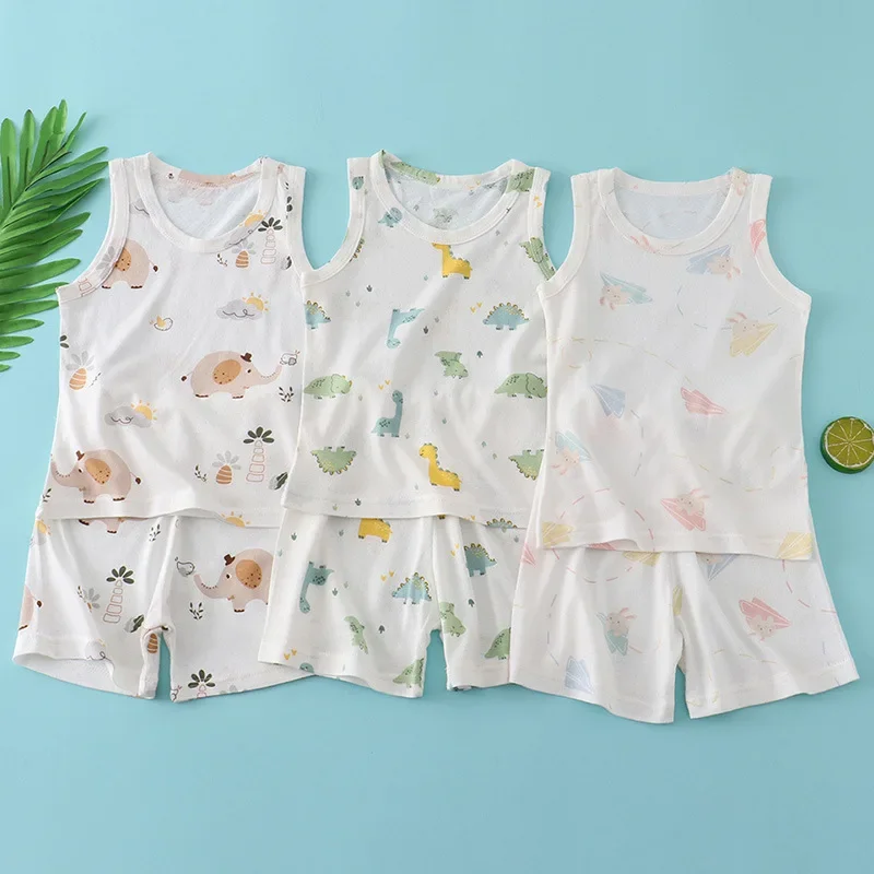 بدلة صيفية للأطفال من القطن وا - مراجعة Baby Clothing For Sale وسعره