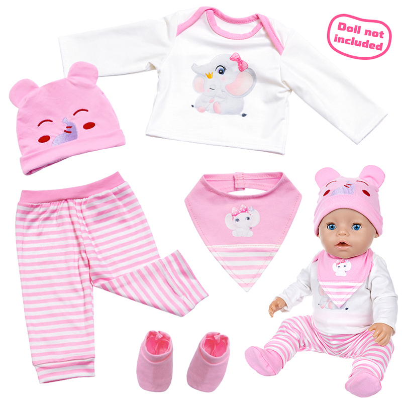 مجموعة ملابس للدمى مقاس 16-18  - مراجعة Baby Clothing Girls وسعره