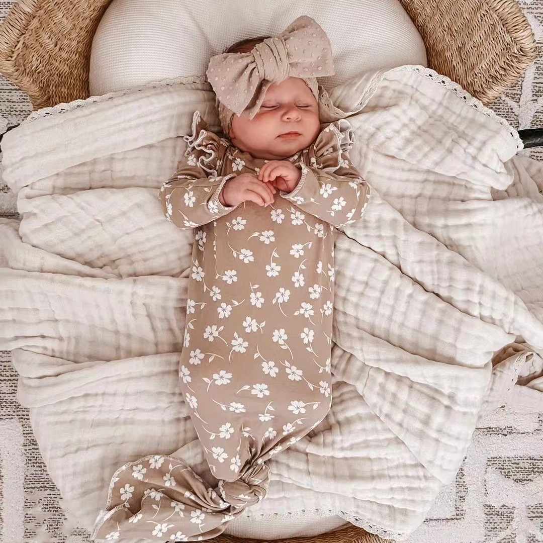لفافات قماط بطانية طفل حديث ال - مراجعة Muslin Swaddle Wrap وسعره