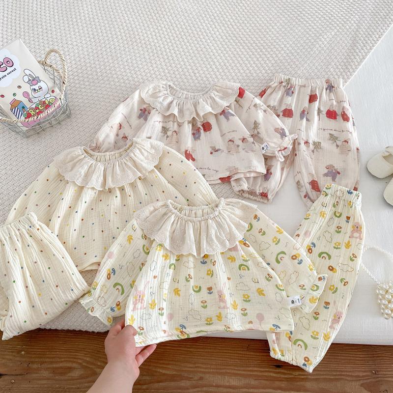 ربيع الخريف طفلة ملابس المنزل  - مراجعة Baby Clothing For Sleep وسعره