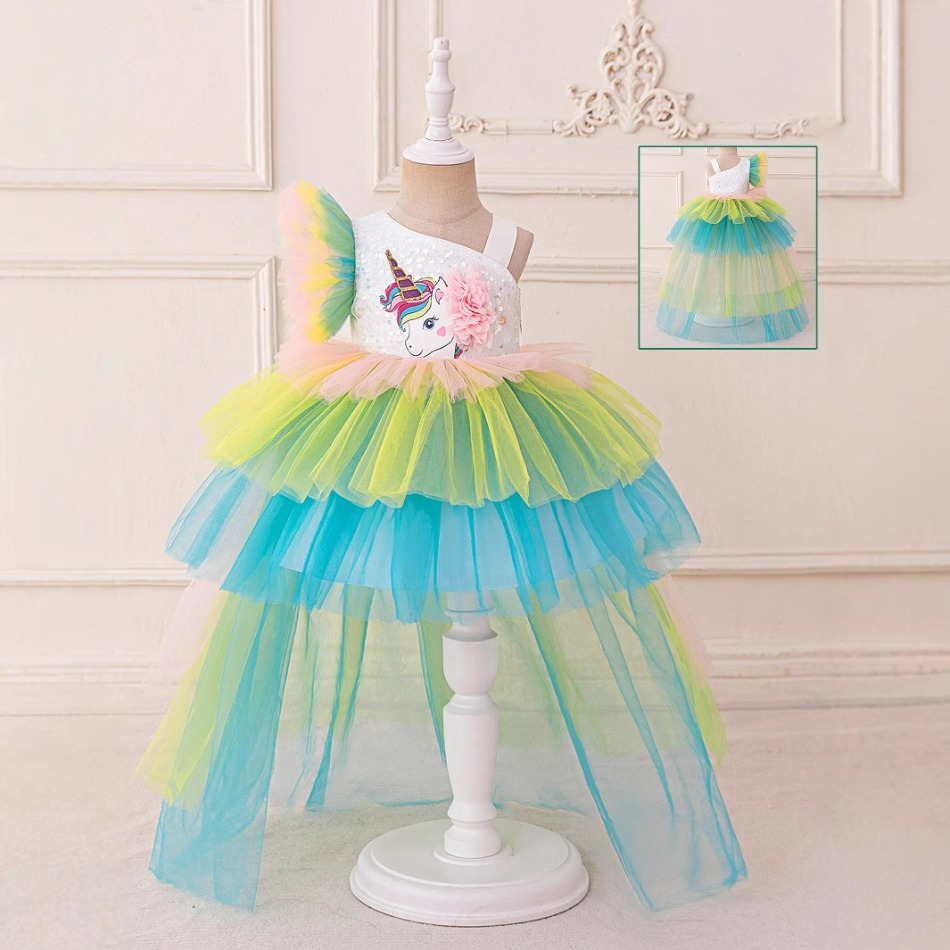 قوس قزح يونيكورن طفل حفلة الفت - مراجعة Baby Clothing Girls وسعره