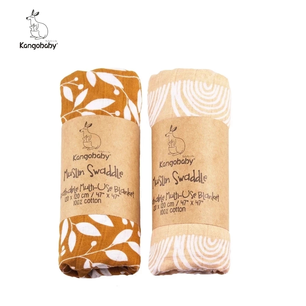 كانجوبيبي # حياتي الناعمة #    - مراجعة Muslin Swaddle Wrap وسعره