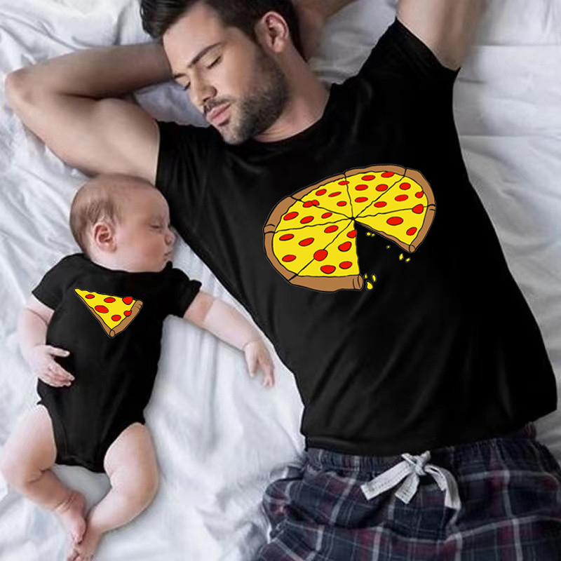 تي شيرت مضحك بطباعة البيتزا لل - مراجعة Baby Clothing For Sale وسعره
