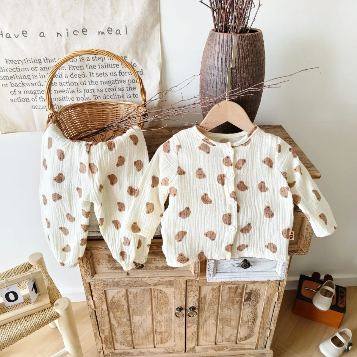 طقم بيجامات للأطفال برسوم كارت - مراجعة Baby Clothing For Sleep وسعره