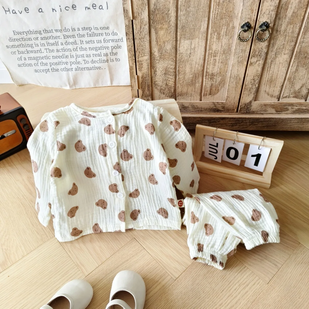 طقم بيجامات للأطفال برسوم كارت - مراجعة Baby Clothing For Sleep وسعره