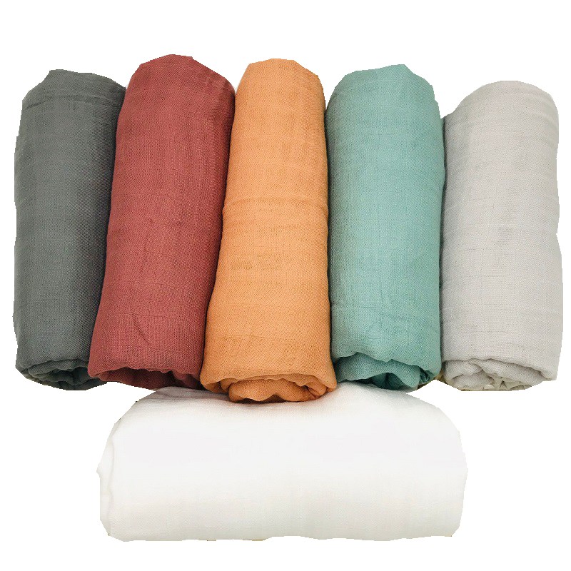 لون أسود نقي الطفل التفاف التر - مراجعة Muslin Swaddle Wrap وسعره