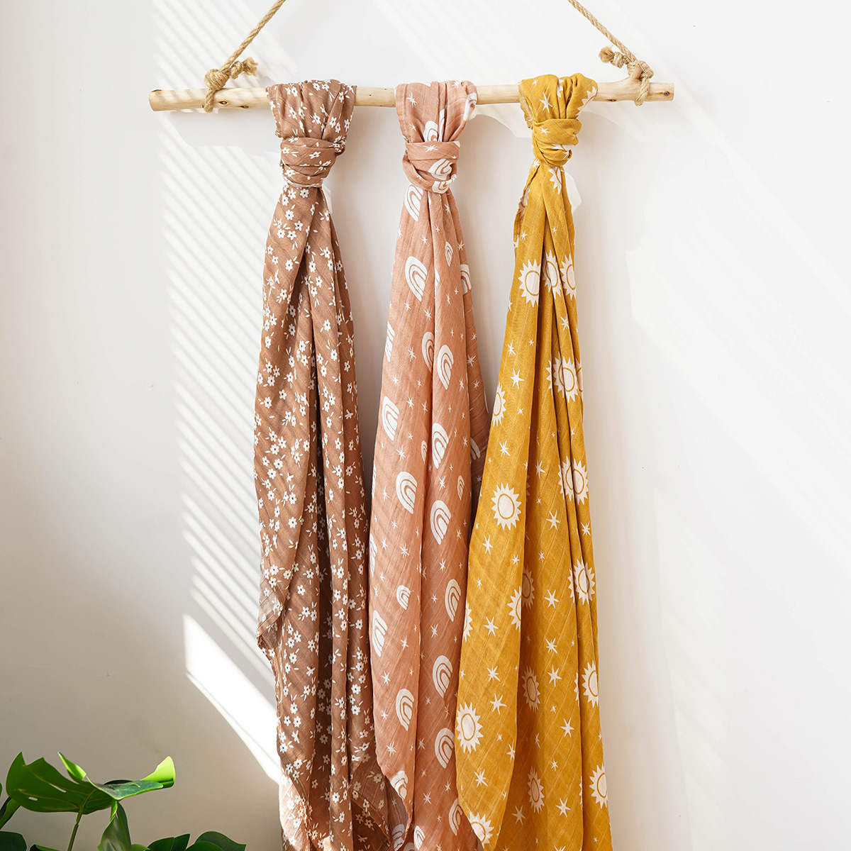 120x110 سنتيمتر 2 طبقات الطفل  - مراجعة Muslin Swaddle Wrap وسعره