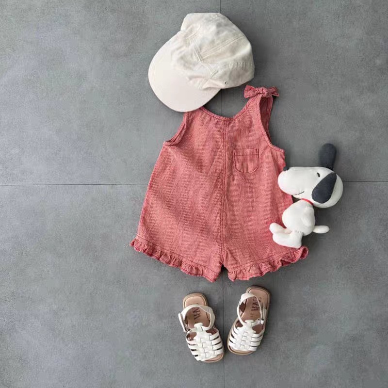 رومبير صيفي للبنات مع مريلة وش - مراجعة Baby Clothing Onesies وسعره